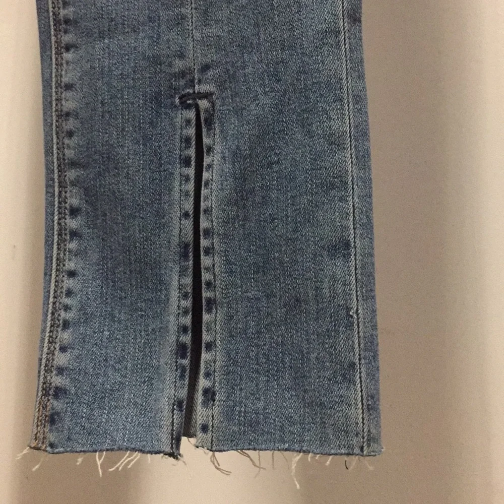 $215 NWT HUDSON jean denim stretch mid rise NICO straight SLIT 31 last few_8